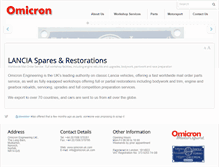 Tablet Screenshot of omicron.uk.com